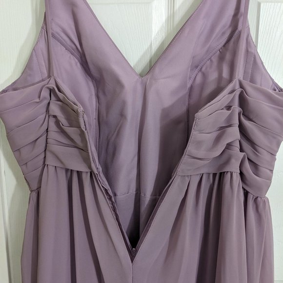 Christina Wu Collection Formal Thistle Sleeveless Prom Wedding Dress - size 18 - Picture 9 of 11